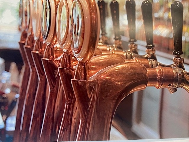 Bar Font Polished and Copper Finished